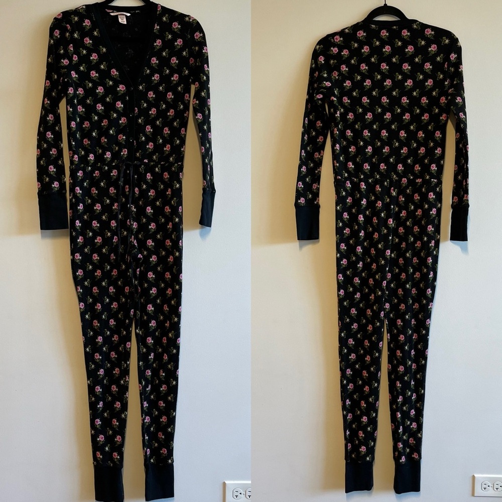 Victoria's Secret Floral Thermal Onesie